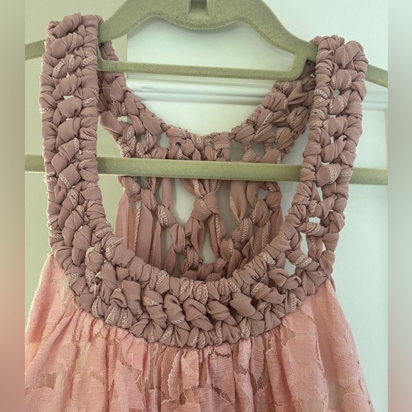 Pink Lace Ryu Dress Size Medium - Picture 2 of 7
